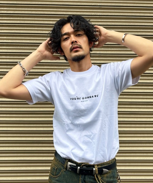B'day(ビーデイ)の「ヘヴィウェイト天竺 プリント 半袖 クルーネック コットン100%(Tシャツ/カットソー・メンズ・ブラック/ホワイト/ホワイト系その他・LARGE/MEDIUM)」の13枚目の写真
