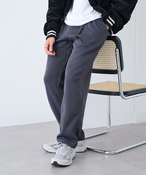 Gramicci(グラミチ)の「【GRAMICCI】BONDING KNIT FLEECE EAZY TAPERED PANT(その他パンツ・メンズ・ブラック/ヘザーグレー/チャコールグレー・M/S/L/XL)」の1枚目の写真