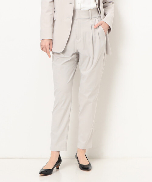 COMME CA（コムサ）の「【セットアップ対応】メリルハイテンション クロップドパンツ（その他パンツ・レディース・ライトグレー・9号）」の9枚目の写真