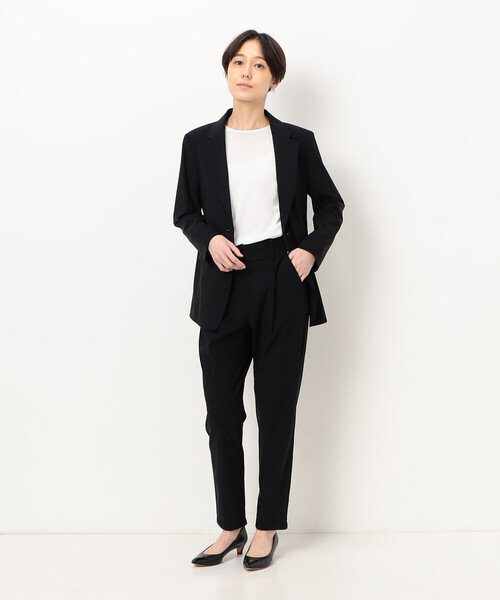 COMME CA（コムサ）の「【セットアップ対応】メリルハイテンション クロップドパンツ（その他パンツ・レディース・ライトグレー・9号）」の7枚目の写真