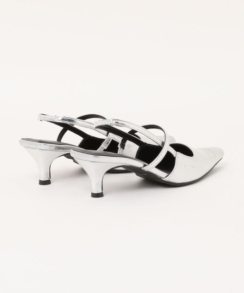 DONOBAN（ドノバン）の「【ANDRESD】slingback always shoes［スリングバッグオールウェイズシューズ］（ドレスシューズ・レディース・シルバー/ピンク/ブラック・36/39/38/37）」の4枚目の写真