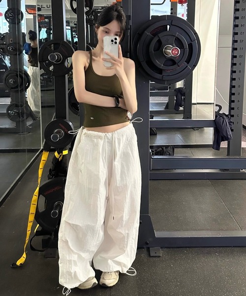 REBALANCE(リバランス)の「ワークスタイルワイドパンツ(その他パンツ・レディース・A/B・LARGE/MEDIUM)」の1枚目の写真