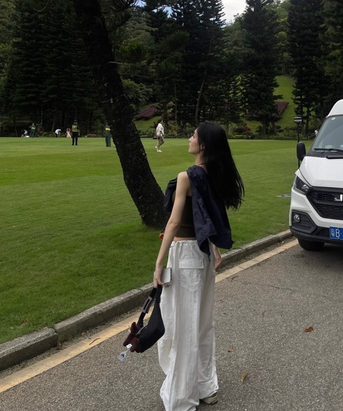 REBALANCE(リバランス)の「ワークスタイルワイドパンツ(その他パンツ・レディース・A/B・LARGE/MEDIUM)」の3枚目の写真