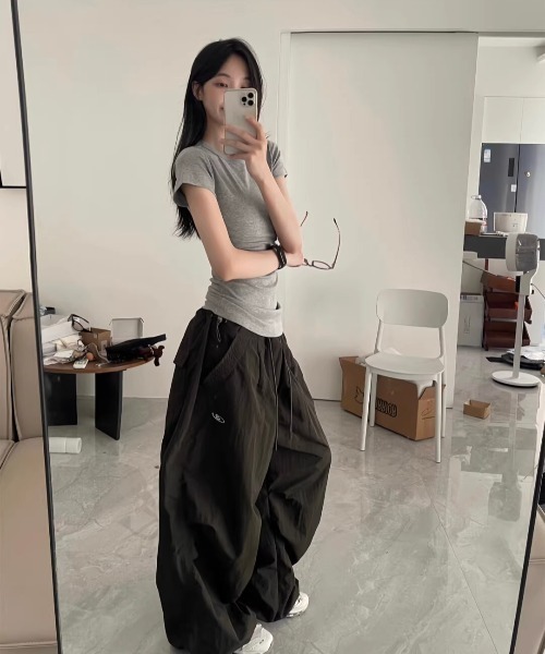 REBALANCE(リバランス)の「ワークスタイルワイドパンツ(その他パンツ・レディース・A/B・LARGE/MEDIUM)」の9枚目の写真