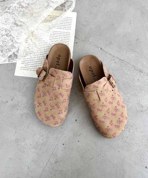 SOLLON.（ソルロン）の「小花柄クロッグシューズ（スリッポン・レディース・アイボリー/ベージュ・23.5cm/24.5cm）」の21枚目の写真