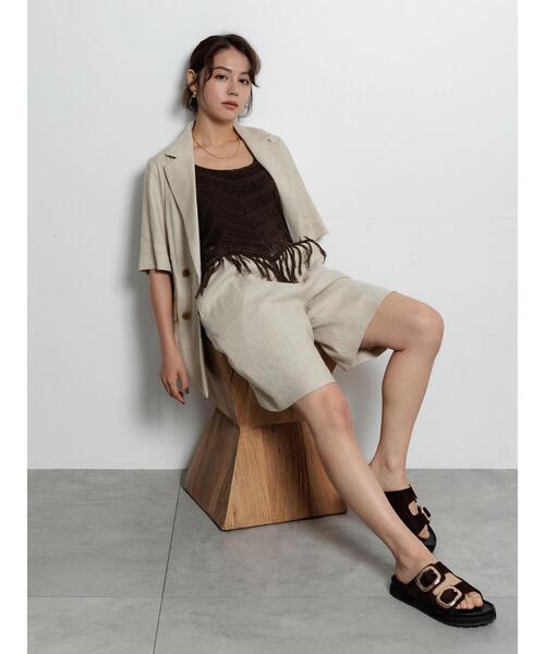 ◆boohoo◆半袖 ボックスリネンブレンドシャツ＆ショートパンツ 楽天市場】【OUTLET】ゼクシィミックス xexymix ハーフパンツ