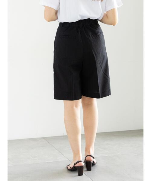 セール】リネンブレンドショートパンツ（セットアップ可