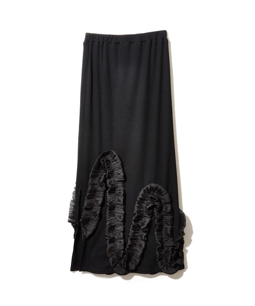 NOTREemor（ノートルエモア）の「sway frill ensemble（ワンピース・レディース・ブラック/ライトグレー・FREE）」の19枚目の写真