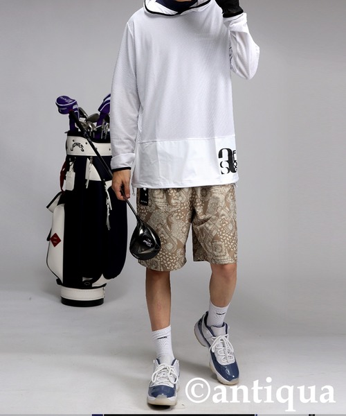 antiqua(アンティカ)の「【STCH】UVメッシュフーディー(パーカー・レディース・ブラック/ホワイト・ML/LXL)」の19枚目の写真