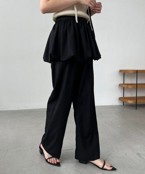 CAPRICIEUX LE'MAGE（カプリシューレマージュ）の「【2WAY/バルーン取り外し可】バルーンSETパンツ（その他パンツ・レディース・ベージュ/ブラック/グレー・38/36）」の8枚目の写真