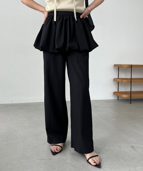 CAPRICIEUX LE'MAGE（カプリシューレマージュ）の「【2WAY/バルーン取り外し可】バルーンSETパンツ（その他パンツ・レディース・ベージュ/ブラック/グレー・38/36）」の10枚目の写真