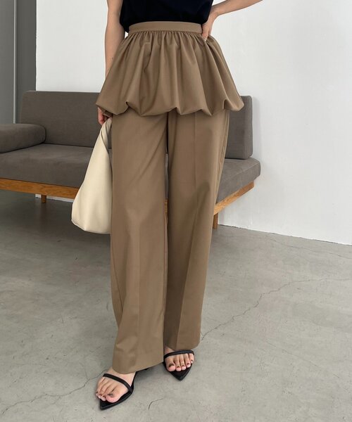 CAPRICIEUX LE'MAGE（カプリシューレマージュ）の「【2WAY/バルーン取り外し可】バルーンSETパンツ（その他パンツ・レディース・ベージュ/ブラック/グレー・38/36）」の13枚目の写真