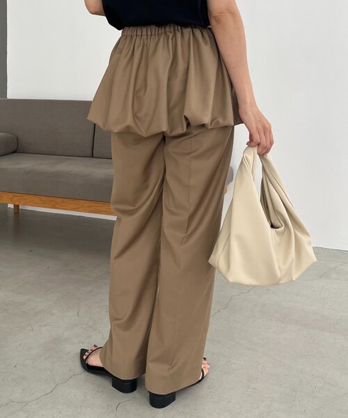 CAPRICIEUX LE'MAGE（カプリシューレマージュ）の「【2WAY/バルーン取り外し可】バルーンSETパンツ（その他パンツ・レディース・ベージュ/ブラック/グレー・38/36）」の20枚目の写真