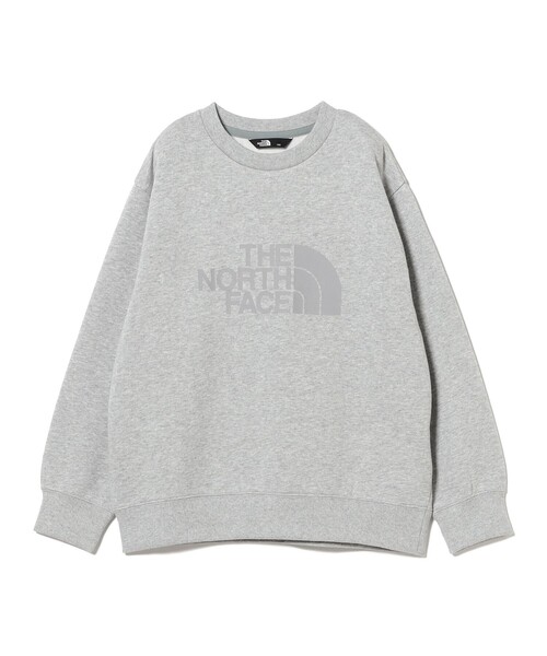 フォロー割 ノースフェイス スウェット 長袖 ダメージ加工 グレー K641D THE NORTH FACE / スウェット グラフィック クルー 2025FW（130～160cm