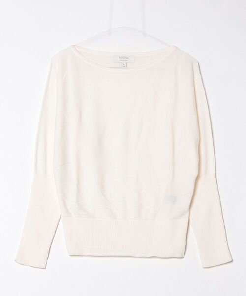 BANANA REPUBLIC FACTORY STORE（バナナリパブリック ファクトリーストア）の「BANANA REPUBLIC FACTORY STORE　　メリノウール ボートネックセーター（ニット/セーター・レディース・ホワイト/ネイビー/ワイン/ブラック・M/S/XS/L）」の11枚目の写真