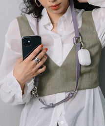 スマホショルダー」に該当するパープル/紫色系のファッション