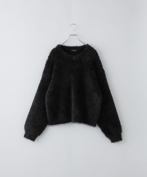 セール】プラッシュシャギーニット/グラデーション/ボーダー（ニット