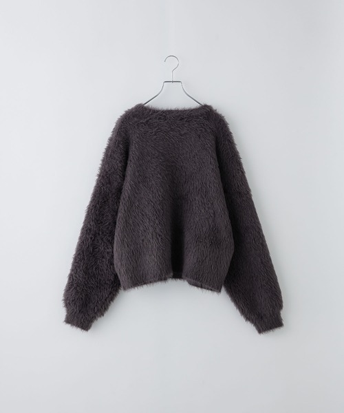 Loose/ルース（ルース）の「プラッシュシャギーニット/グラデーション