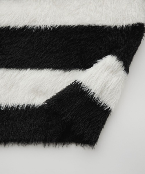 セール】プラッシュシャギーニット/グラデーション/ボーダー（ニット