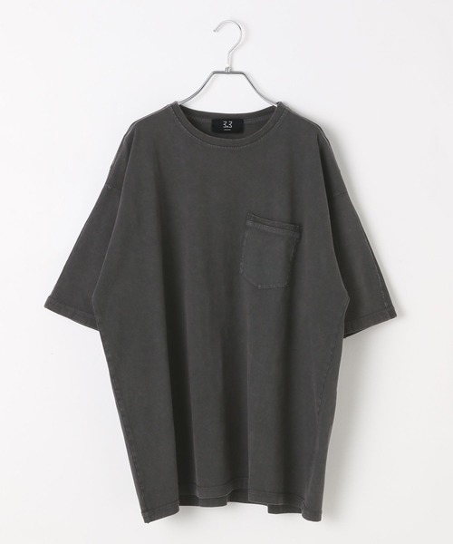 LAND MUSEUM(ランドミュージアム)の「LAND MUSEUM/ピグメントポケT(Tシャツ/カットソー・メンズ・グレー/ブラック・MEDIUM/LARGE)」の13枚目の写真