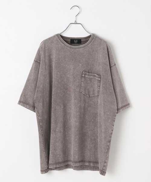 LAND MUSEUM(ランドミュージアム)の「LAND MUSEUM/ピグメントポケT(Tシャツ/カットソー・メンズ・グレー/ブラック・MEDIUM/LARGE)」の14枚目の写真