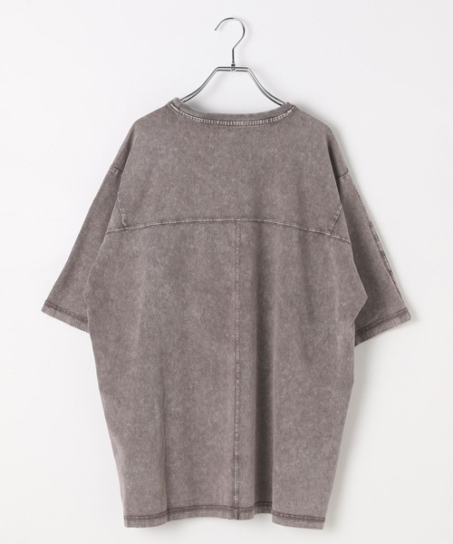 LAND MUSEUM(ランドミュージアム)の「LAND MUSEUM/ピグメントポケT(Tシャツ/カットソー・メンズ・グレー/ブラック・MEDIUM/LARGE)」の15枚目の写真