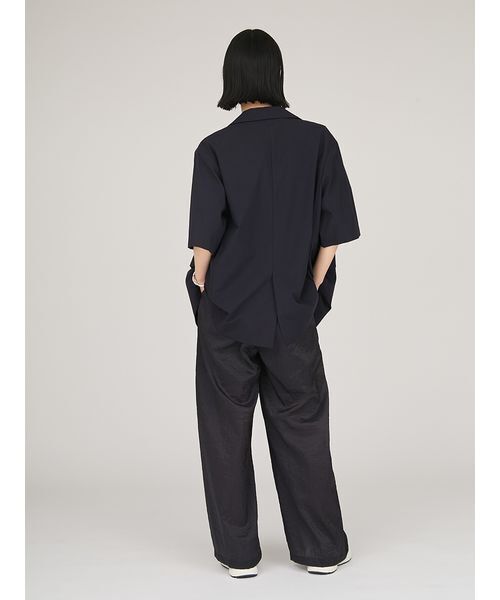 emmi（エミ）の「UVカットハーフスリーブジャケット（テーラードジャケット・レディース・ベージュ/ネイビー・0/1）」の14枚目の写真