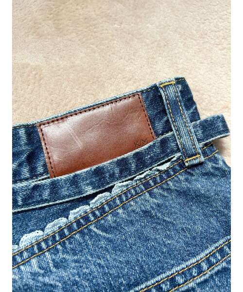 百田夏菜子コラボ】レースコンビルーズデニム（デニムパンツ）｜Ungrid