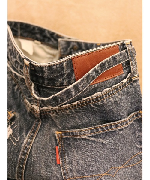 ungrid 【百田夏菜子コラボ】レースコンビルーズデニム 百田夏菜子コラボ】レースコンビルーズデニム（デニムパンツ