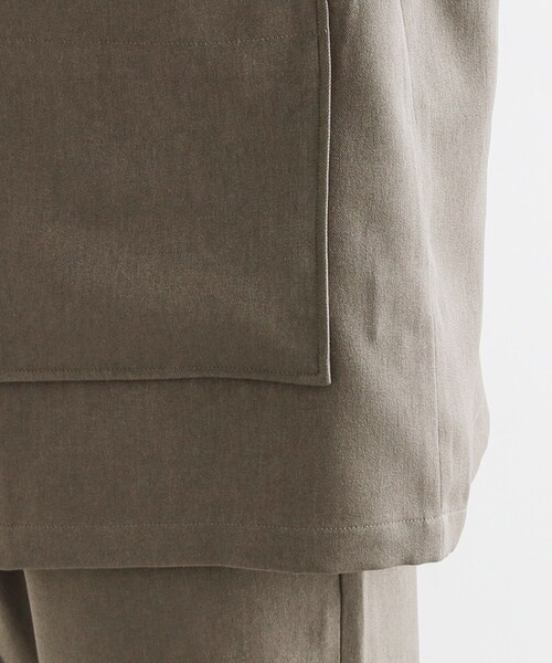 tk.TAKEO KIKUCHI（ティーケータケオキクチ）の「【セットアップ対応】ポリツイルノーカラージャケット（ノーカラージャケット・メンズ・チャコールグレー/ブラック/ブルーグリーン・02/03/04）」の21枚目の写真