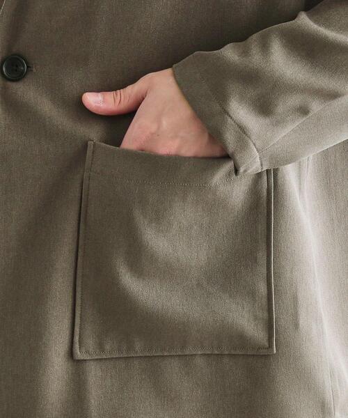 tk.TAKEO KIKUCHI（ティーケータケオキクチ）の「【セットアップ対応】ポリツイルノーカラージャケット（ノーカラージャケット・メンズ・チャコールグレー/ブラック/ブルーグリーン・02/03/04）」の22枚目の写真