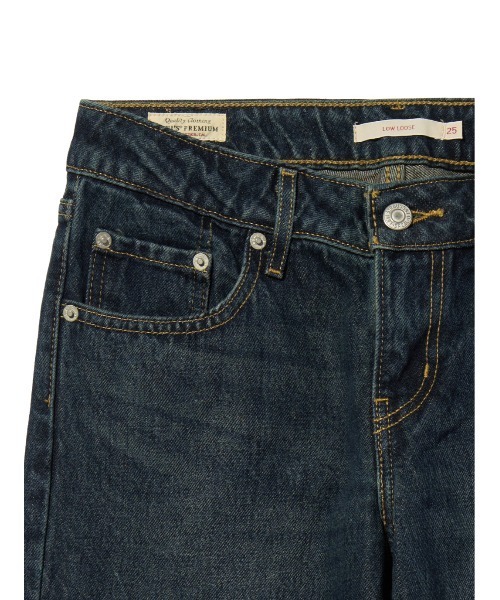 Levi's(リーバイス)の「Levi's/リーバイス Low Loose ジーンズ(デニムパンツ・レディース・ダークインディゴブルー/グレー/ブラック/インディゴブルー・28inch/24inch/25inch/26inch/27inch/23inch)」の12枚目の写真