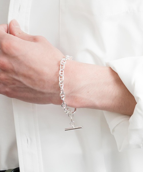 Rocky Monroe(ロッキーモンロー)の「マンテル式アンカーチェーンシルバーブレスレット(ブレスレット・メンズ・シルバー・FREE)」の2枚目の写真