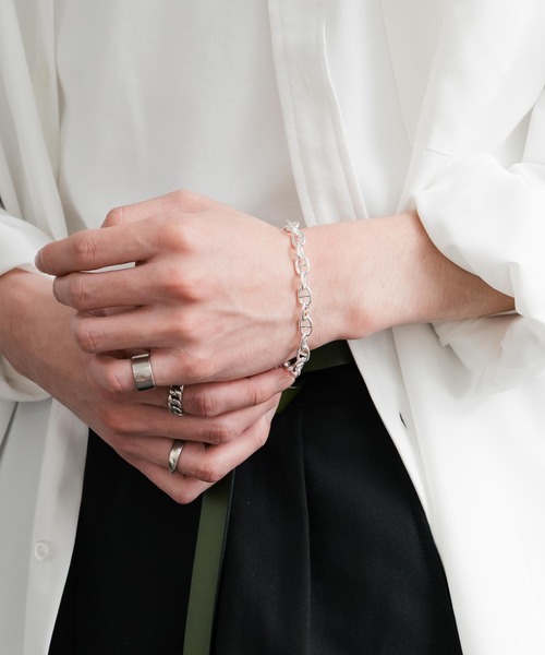 Rocky Monroe(ロッキーモンロー)の「マンテル式アンカーチェーンシルバーブレスレット(ブレスレット・メンズ・シルバー・FREE)」の7枚目の写真