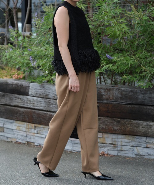 Bou Jeloud(ブージュルード)の「ラウンドパンツ(その他パンツ・レディース・キャメル/ピンク/ブラック/グレー・38/36)」の10枚目の写真