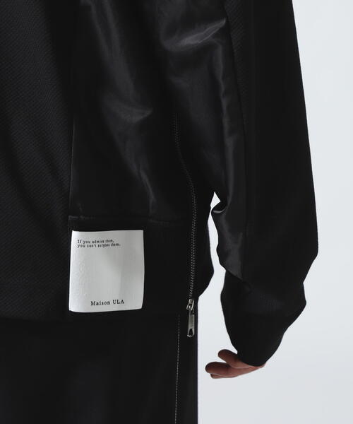 Maison ULA（メゾンウラ）の「Maison ULA/メゾン ウラ/切り替えカーディガン（カーディガン/ボレロ・メンズ・グレー/ブラック・2/1）」の13枚目の写真