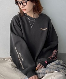 《JaVaジャバコラボ》抜け感纏い、センスで遊ぶ。ロゴ袖刺繍&グラフィック裏起毛プルオーバー
