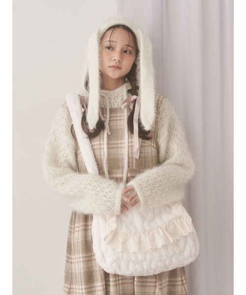 トップス merryjenny rabbit lace knit tops rabbit lace knit tops（ニット/セーター）｜merry jenny