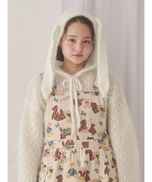セール】rabbit lace knit tops（ニット/セーター）｜merry jenny