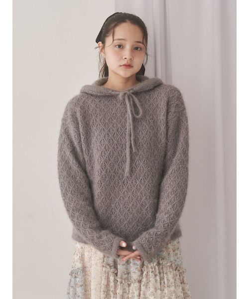 トップス merryjenny rabbit lace knit tops rabbit lace knit tops（ニット/セーター）｜merry jenny