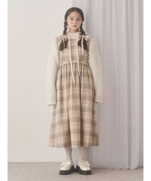 トップス merryjenny rabbit lace knit tops メリージェニー merry jenny rabbit lace knit tops （オフホワイト