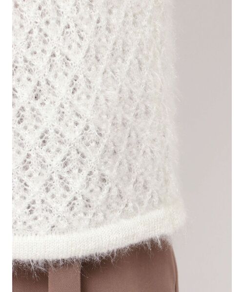 merry jenny（メリージェニー）の「rabbit lace knit tops（ニット/セーター・レディース・グレー/オフホワイト・FREE）」の17枚目の写真