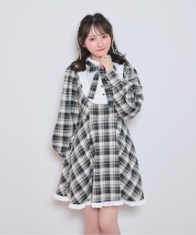 【新品未使用】ハニシナ ベロアリボンスクエアネックワンピース ブラックミックス ベロアリボンスクエアネックワンピース – BUNNY APARTMENT