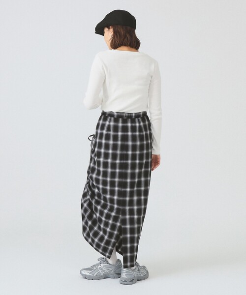 Ray BEAMS(レイビームス)の「【別注】athletic wear MASON / メッセージ ロングスリーブ Tシャツ(Tシャツ/カットソー・レディース・ホワイト/レッド・ONE SIZE)」の9枚目の写真