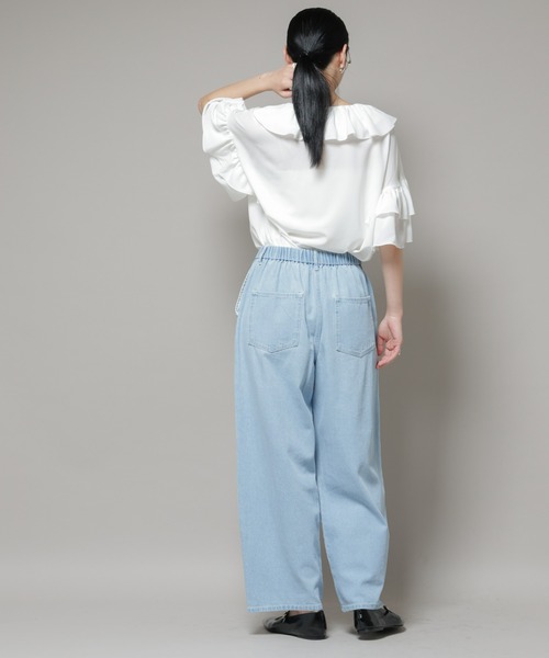 ピコフリルフレアブラウス（シャツ/ブラウス）｜NANO universe（ナノ