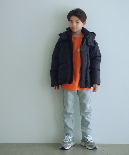 green label relaxing(グリーンレーベルリラクシング)の「ダウンコート / キッズ 100cm-160cm(ダウンジャケット/コート・キッズ・ブラック/オリーブ/ライトブルー・100cm/110cm/120cm/130cm/140cm/150cm/160cm)」の18枚目の写真