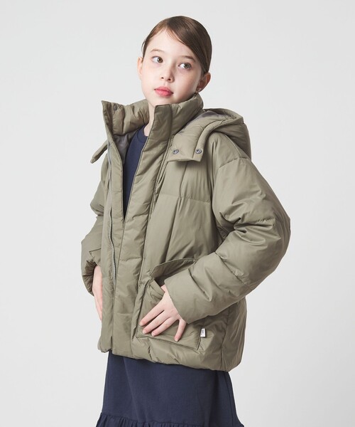 green label relaxing(グリーンレーベルリラクシング)の「ダウンコート / キッズ 100cm-160cm(ダウンジャケット/コート・キッズ・ブラック/オリーブ/ライトブルー・100cm/110cm/120cm/130cm/140cm/150cm/160cm)」の16枚目の写真