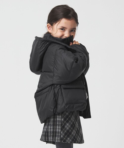 green label relaxing(グリーンレーベルリラクシング)の「ダウンコート / キッズ 100cm-160cm(ダウンジャケット/コート・キッズ・ブラック/オリーブ/ライトブルー・100cm/110cm/120cm/130cm/140cm/150cm/160cm)」の15枚目の写真