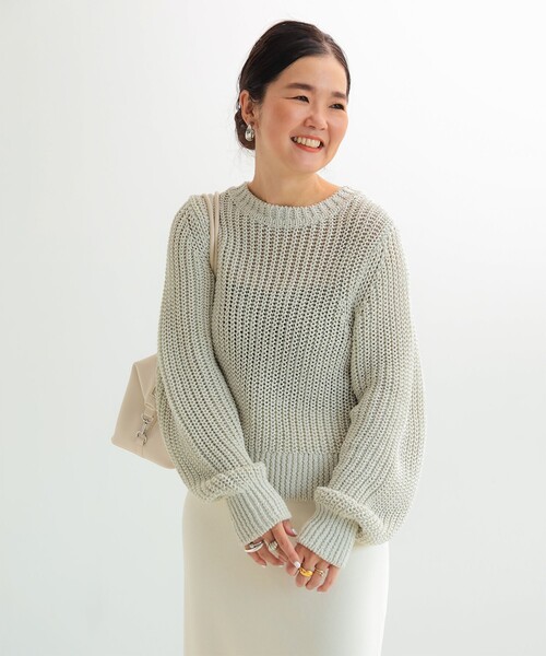 セール】【1/15再値下げ】畦編み ニット プルオーバー.M（ニット