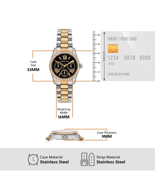MICHAEL KORS(マイケルコース)の「マイケル・コース 腕時計 レディース アナログ ステンレス MK4925(アナログ腕時計・レディース・マルチ・FREE)」の5枚目の写真